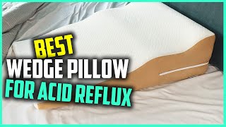 Best Wedge Pillow for Acid Reflux Top 5 Review 2023  Machine Washable Folding Memory Foam Pillow [upl. by Annoyek]