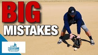 How to Field a Ground Ball  Mistakes To Avoid [upl. by Greg]