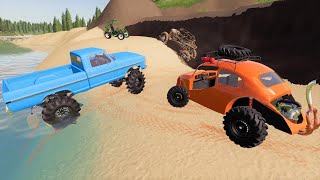 Turning junkers into mudders for Millionaires  Farming Simulator 19 mudding [upl. by Blunt720]