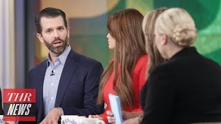 Whoopi Goldberg on The View With Donald Trump Jr quotThe Booing Is Fing Us Upquot  THR News [upl. by Portwin]