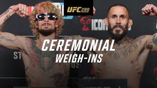 UFC 299 Ceremonial WeighIn [upl. by Nnaael791]