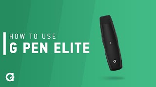 How to Use G Pen Elite Dry Herb Vaporizer Tutorial [upl. by Ute]