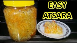 EASY Atchara  ATCHARANG PAPAYA  Kitchen Fairy [upl. by Ettena849]