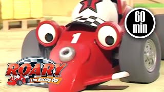 Roary the Racing Car Official  1 HOUR COMPILATION  Full Episodes  Videos For Kids [upl. by Otnas]