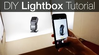 DIY Light Box Photography Tutorial  How to make a Lightbox [upl. by Sarena]