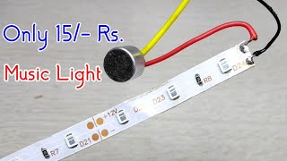 Make Led Strip Music Light Sound Detector [upl. by Nnaylrebmik]