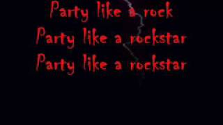 Da Shop Boyz  Party Like A Rockstar With Lyrics [upl. by Fassold]