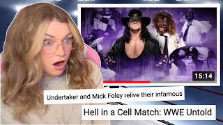 New Zealand Girl Reacts to WWE FOR THE FIRST TIME Undertaker amp Mick Foley Hell in a Cell Match 😱 [upl. by Habeh]