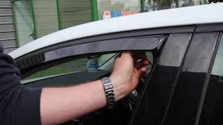 Install HEKO Wind Deflectors in Under a Minute [upl. by Elohc]