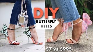 DIY How To Make The BUTTERFLY Heels The REAL Way By Orly Shani [upl. by Nnylarac416]