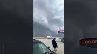 Tornado warning MoosominSK 100523 [upl. by Hareema799]