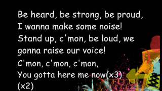 Here We Go Lemonade Mouth Lyrics [upl. by Harriet]