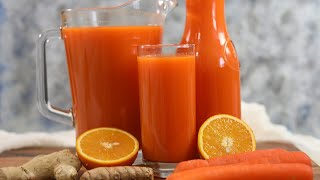 Carrot and Orange Juice for Detox and Beautiful Skin [upl. by Sorcim]