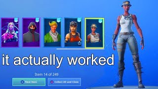 I Tried Merging RECON EXPERT Fortnite Account with RENEGADE RAIDER and it worked [upl. by Joshia]