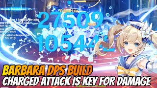 BARBARA DPS BUILD DAMAGE GENSHIN IMPACT [upl. by Ardnahc560]