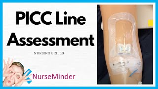 PICC Line Assessment Nursing Skills [upl. by Iggep]