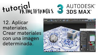 Curso 3DS MAX Aplicar y crear materiales [upl. by Ssur]