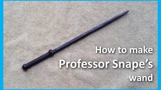 How to make Professor Snapes wand from Harry Potter movies [upl. by Harolda]