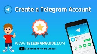 How to Create a Telegram Account Android amp iOS [upl. by Eeryk]