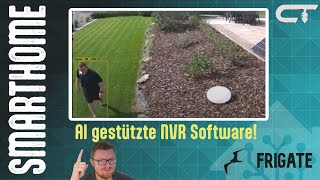 Kameraüberwachung  Person AIrkannt  Frigate NVR in Homeassistant [upl. by Ettezzil]