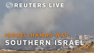 LIVE View over southern Israel  Reuters [upl. by Aikel713]