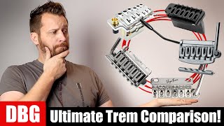 Whats The BEST Trem For Your Stratocaster  Comparing 5 Aftermarket Trems [upl. by Durward]