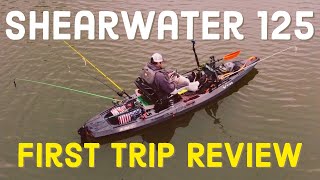 Vibe Shearwater 125 Paddle Pedal Power Fishing Kayak REVIEW  First Trip amp On Water Review [upl. by Vijar913]