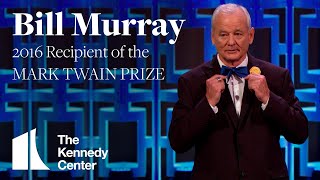 Bill Murray Acceptance Speech  2016 Mark Twain Prize [upl. by Weider292]