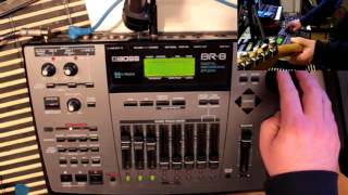 Testing Boss BR8 multitrack recorder [upl. by Merrick]