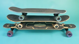 Longboard vs Skateboard vs Cruiser Beginner Breakdown [upl. by Darleen]