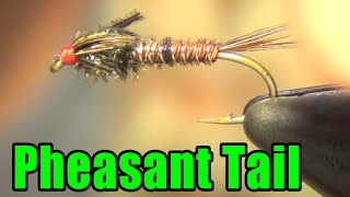 How To Tie Pheasant Tail Nymph  Basic Beginner Fly Tying Instructions [upl. by Armilla]