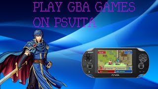 How to play GBA Games on PsVita mGBA Emulator [upl. by Noyar]