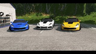 Chevrolet Corvette C7  Beam Ng Drive [upl. by Llezniuq]