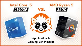 Intel Core i5 11400F vs AMD Ryzen 5 3600  which is the best budget gaming cpu 2021 [upl. by Ansilme]