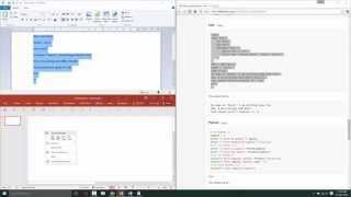 How to insert code snippet into PowerPoint [upl. by Rehpetsirhc]