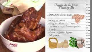 Recette  tarte tourangelle  Les carnets de Julie [upl. by Aihtniroc]