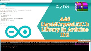 How To Install LiquidCrystal I2C Library for Arduino IDE  Arduino LCD I2C Tutorial  Arduino [upl. by Hennahane]