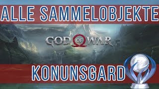 God of War Konunsgard Alle Sammelobjekte  Raben  Nornentruhen  Artefakte Fundorte [upl. by Ahcurb]