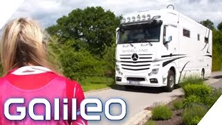 700000€ Dieser LKW ist ein XXL LuxusWohnmobil  Galileo  ProSieben [upl. by Ricker989]