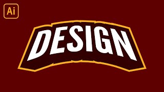 Create 3D Text Emblems with Illustrator [upl. by Esor7]