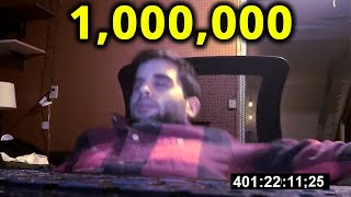 Guy Counts To 1 Million In One Take  World Record [upl. by Odnam]