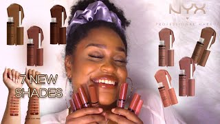 NEW SHADES l NYX Butter Glosses Review  Swatches l NelleDoingThings [upl. by Gratianna]