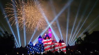 Full Show  Disneyland July 4th 2021 Fireworks  Best View  Independence Day amp Mickey’s Mix Magic [upl. by Llerej]