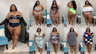 Swimsuits amp Beach Vibes  Plus Size TryOn Haul  SheIn ft Beauty Forever [upl. by Neetsirhc]