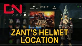 Zelda BoTW Zants Helmet Location  Usurper King Quest  Champions Ballad DLC [upl. by Zetrac14]