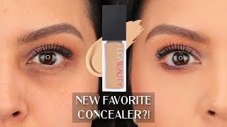 NEW CONCEALER ALERT 🚨A NEW HOLY GRAIL 🤯 HUDA BEAUTY FAUXFILTER CONCEALER  REVIEW  WEAR TEST [upl. by Ydnak]