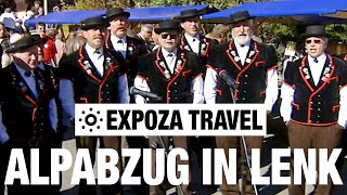 Alpabzug in Lenk Switzerland Vacation Travel Video Guide [upl. by Atirabrab]