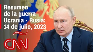 Resumen en video de la guerra Ucrania  Rusia 14 de julio de 2023 [upl. by Kola]