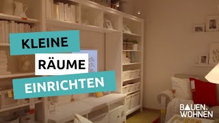 Living Kleine Räume einrichten – Mit diesen Tipps klappt es [upl. by Asilrahc]