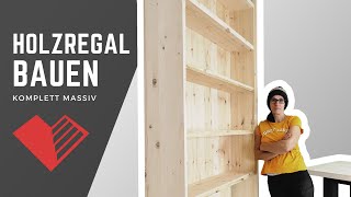 Regal selber bauen  Holzregal für die Werkstatt [upl. by Violante630]